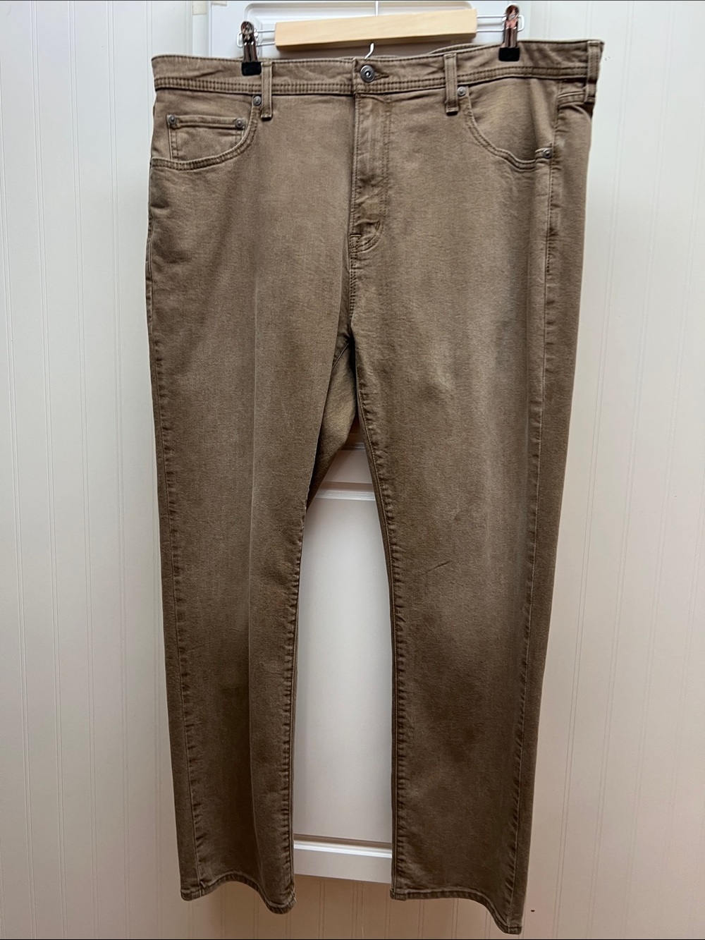 Daniel Cremieux Slim Jeans in Olive-Taupe